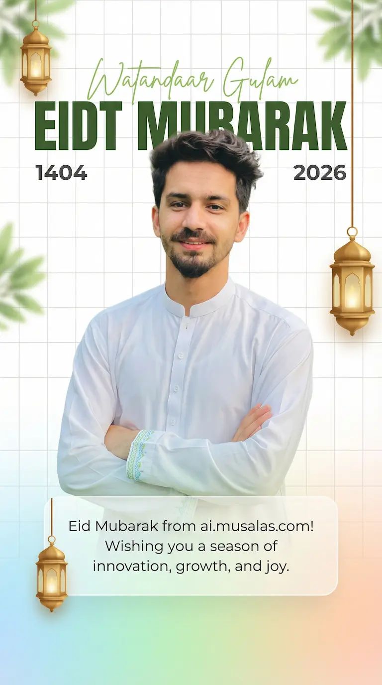 Eid Al-Fitr 2026 Greeting Portrait