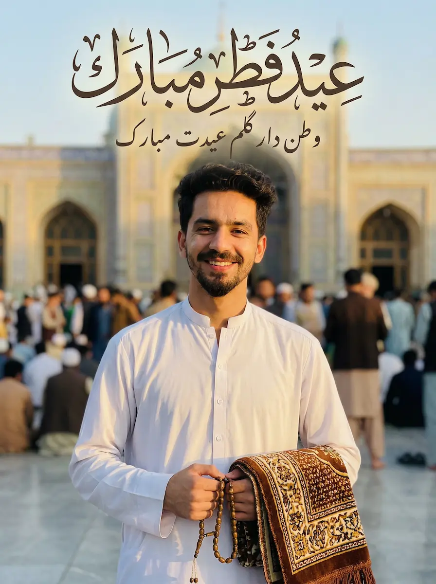 Eid Al-Fitr Kabul Mosque Celebration