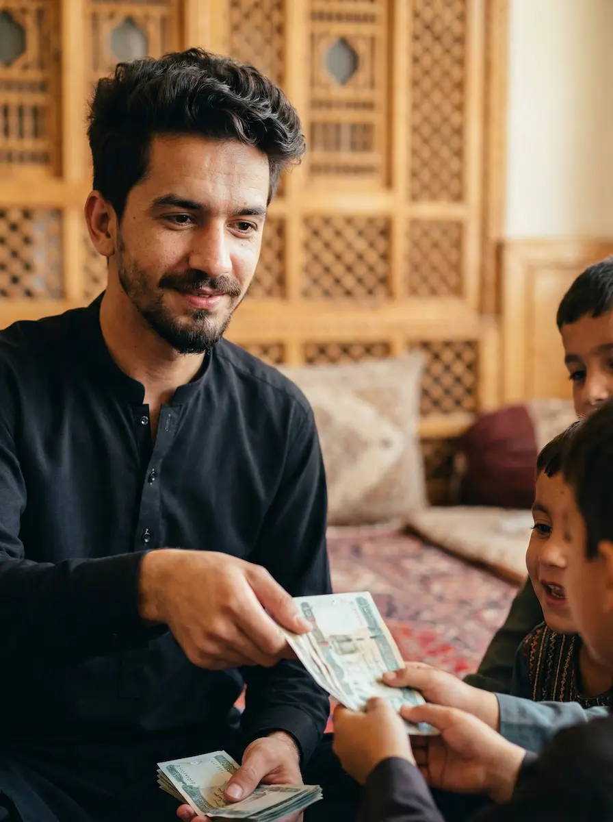 Generous Afghan Man Interior Portrait